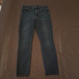 MOTHER Black High Rise Jeans Sleek Fit